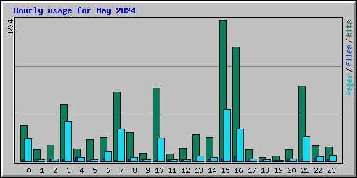 Hourly usage for May 2024